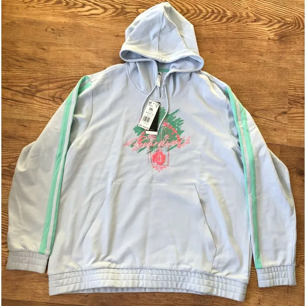 adidas Derrick Rose Boardwalk Hoodie Venice Beach California GP9772 Men 2XL
